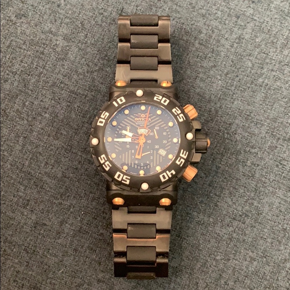Invicta - Black and Gold Watch